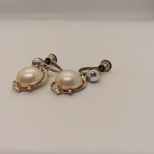 Vintage Faux Pearl Earrings